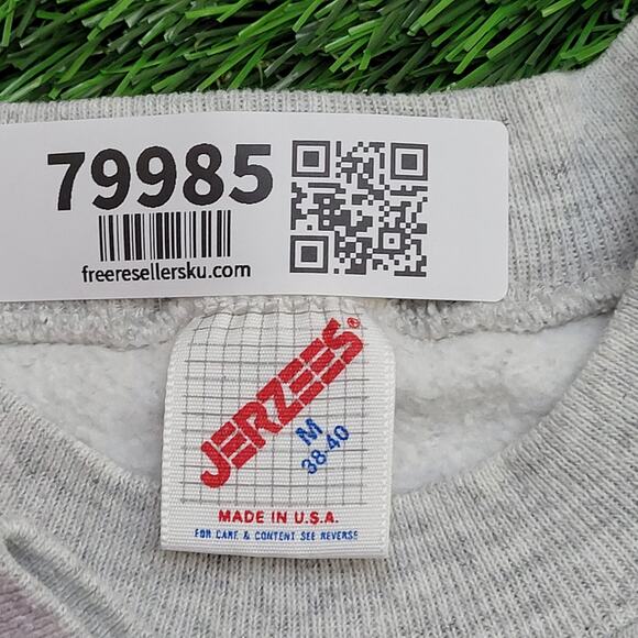 Vintage 1982 Funny Hunter Sweatshirt XS/S 19x22 Cropped - Picture 8 of 15